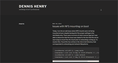 Desktop Screenshot of dennishenry.net