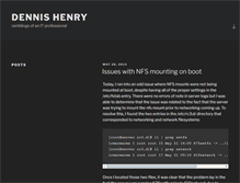 Tablet Screenshot of dennishenry.net